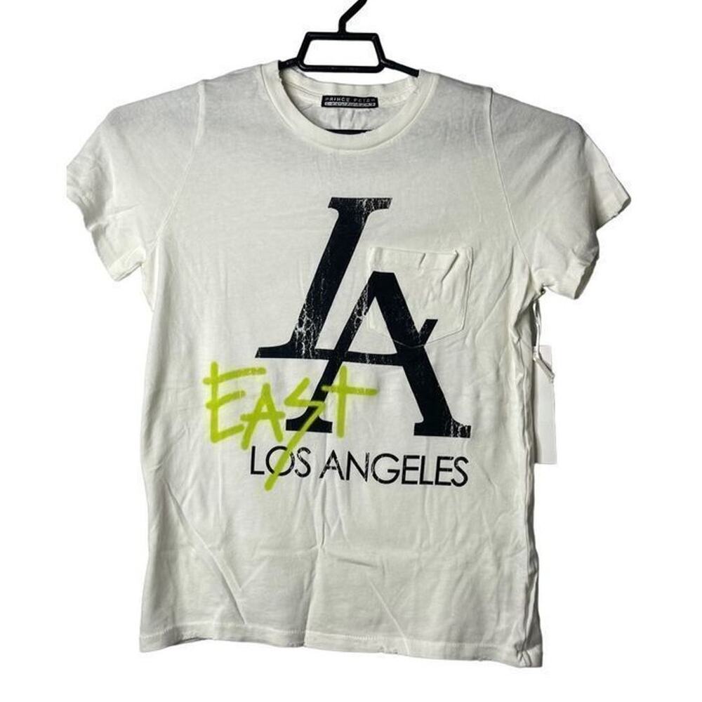 Prince Peter Collection Women's T shirt East LA Los Angeles 100% Cotton Tee XS